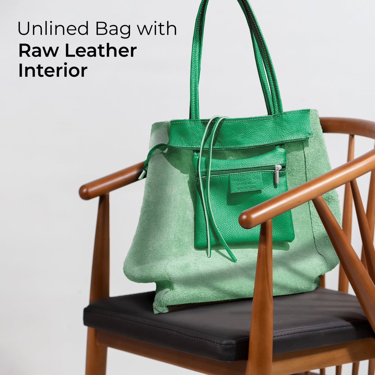Italian Full-Grain Leather Tote Bag | Firenze - Quarter Circle AK Boutique