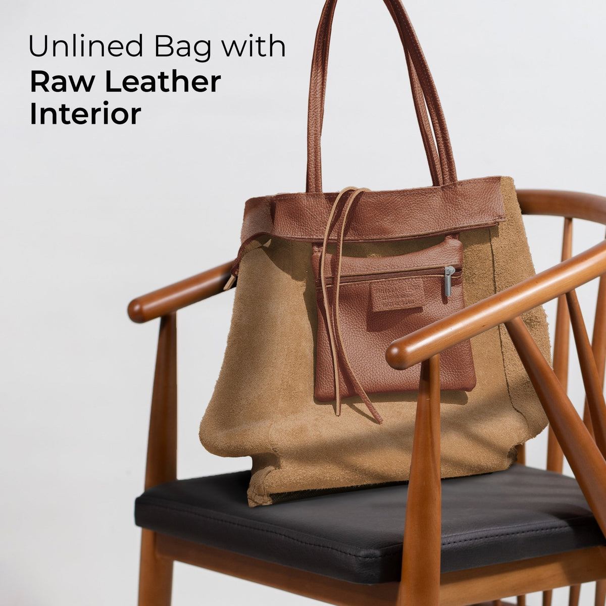 Italian Full-Grain Leather Tote Bag | Firenze - Quarter Circle AK Boutique
