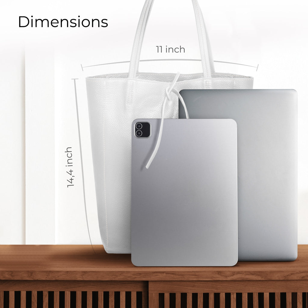 Italian Full-Grain Leather Tote Bag | Firenze - Quarter Circle AK Boutique