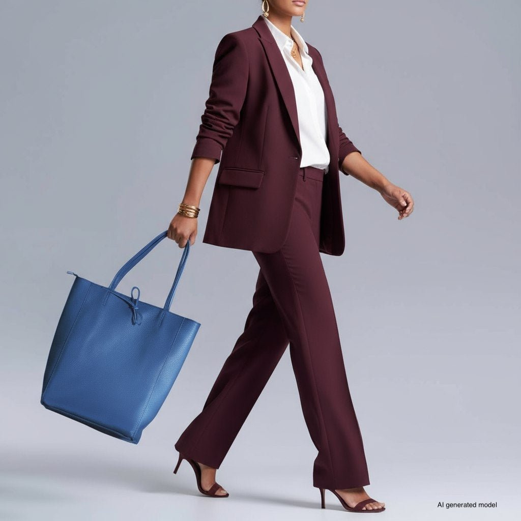 Italian Full-Grain Leather Tote Bag | Firenze - Quarter Circle AK Boutique