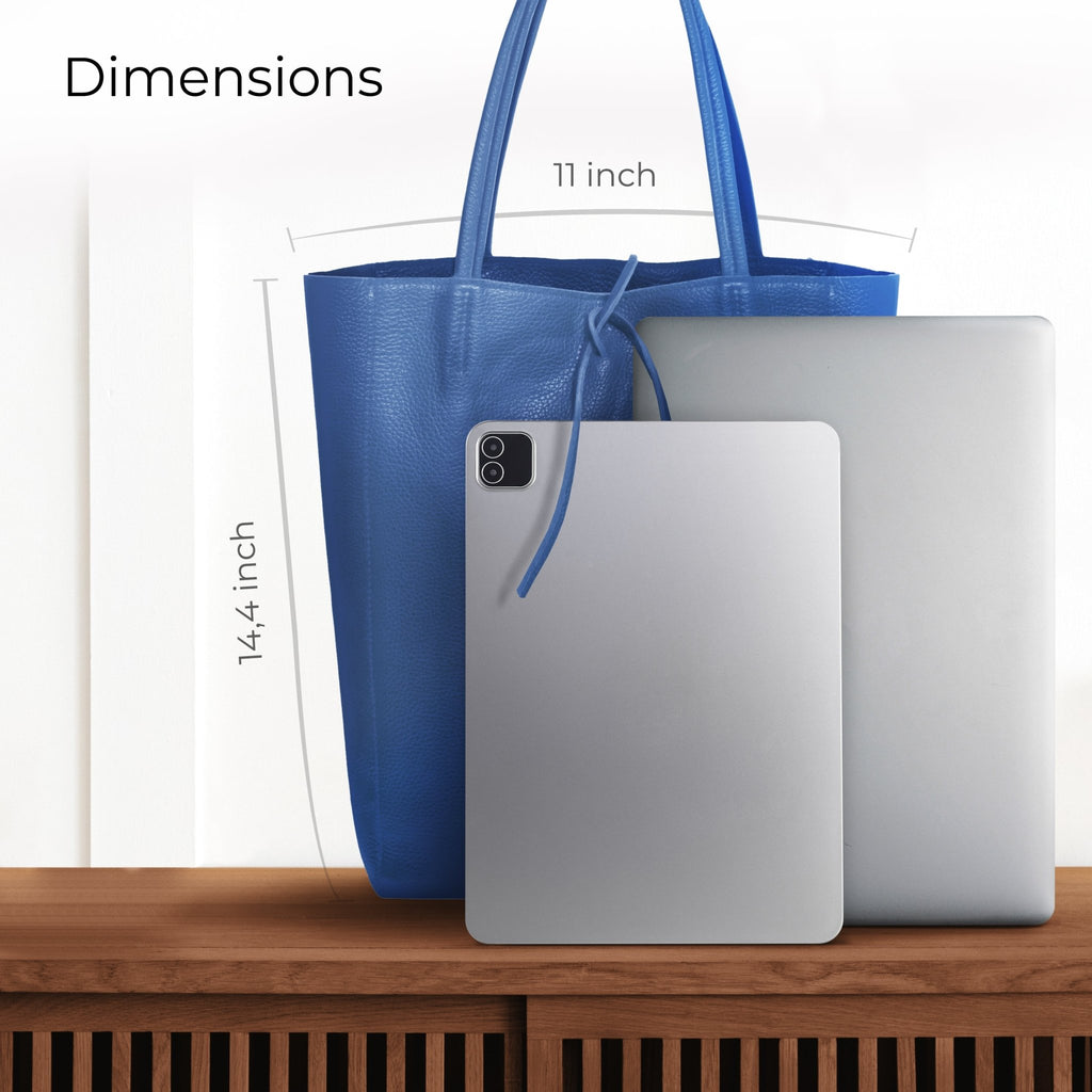 Italian Full-Grain Leather Tote Bag | Firenze - Quarter Circle AK Boutique