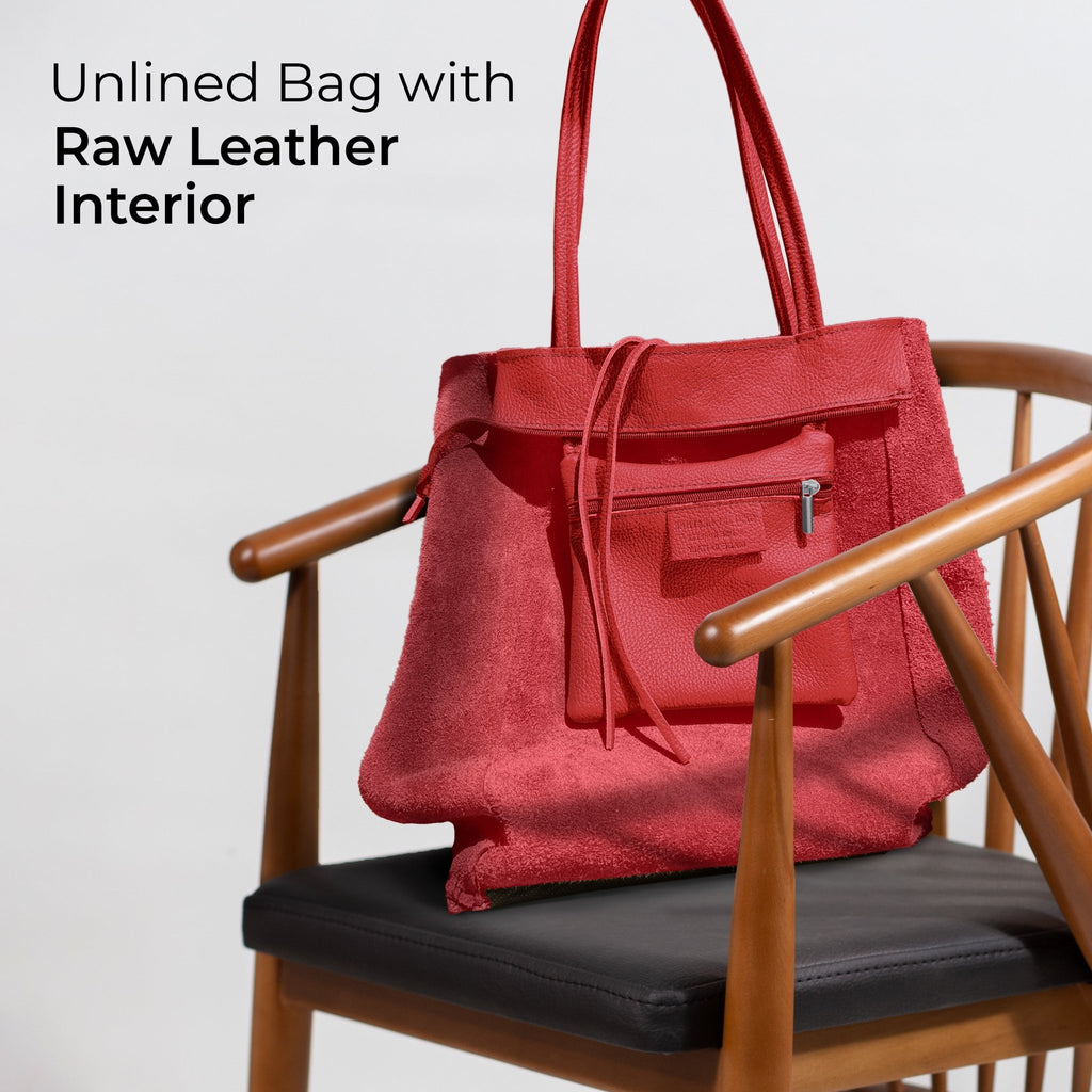 Italian Full-Grain Leather Tote Bag | Firenze - Quarter Circle AK Boutique