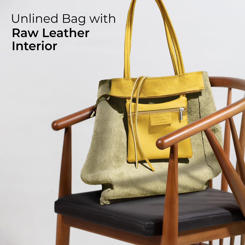 Italian Full-Grain Leather Tote Bag | Firenze - Quarter Circle AK Boutique