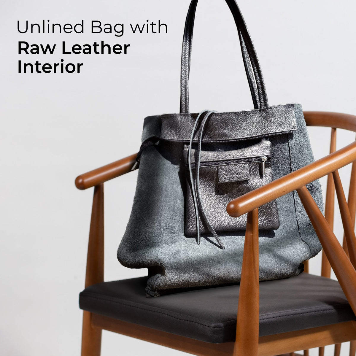 Italian Full-Grain Leather Tote Bag | Firenze - Quarter Circle AK Boutique