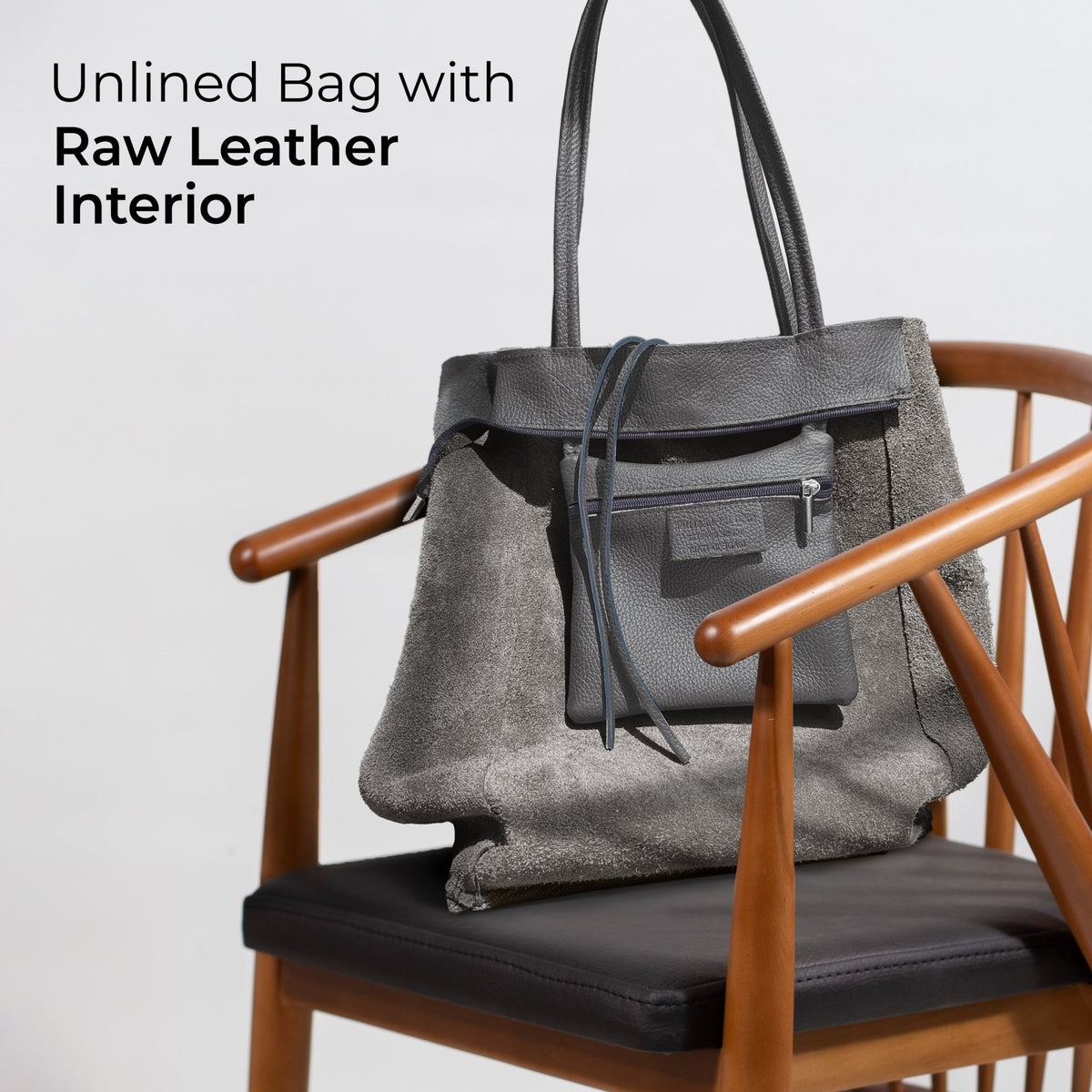Italian Full-Grain Leather Tote Bag | Firenze - Quarter Circle AK Boutique