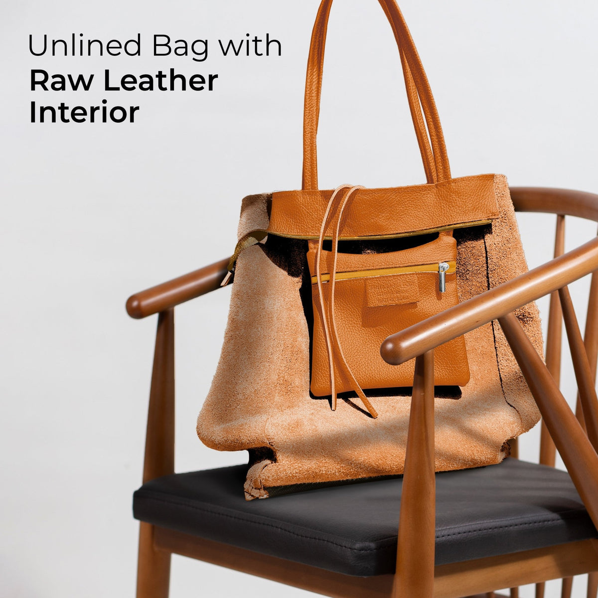 Italian Full-Grain Leather Tote Bag | Firenze - Quarter Circle AK Boutique
