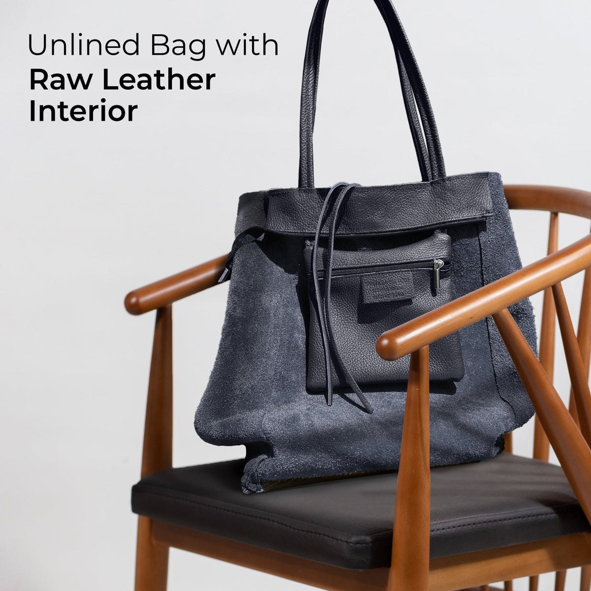 Italian Full-Grain Leather Tote Bag | Firenze - Quarter Circle AK Boutique