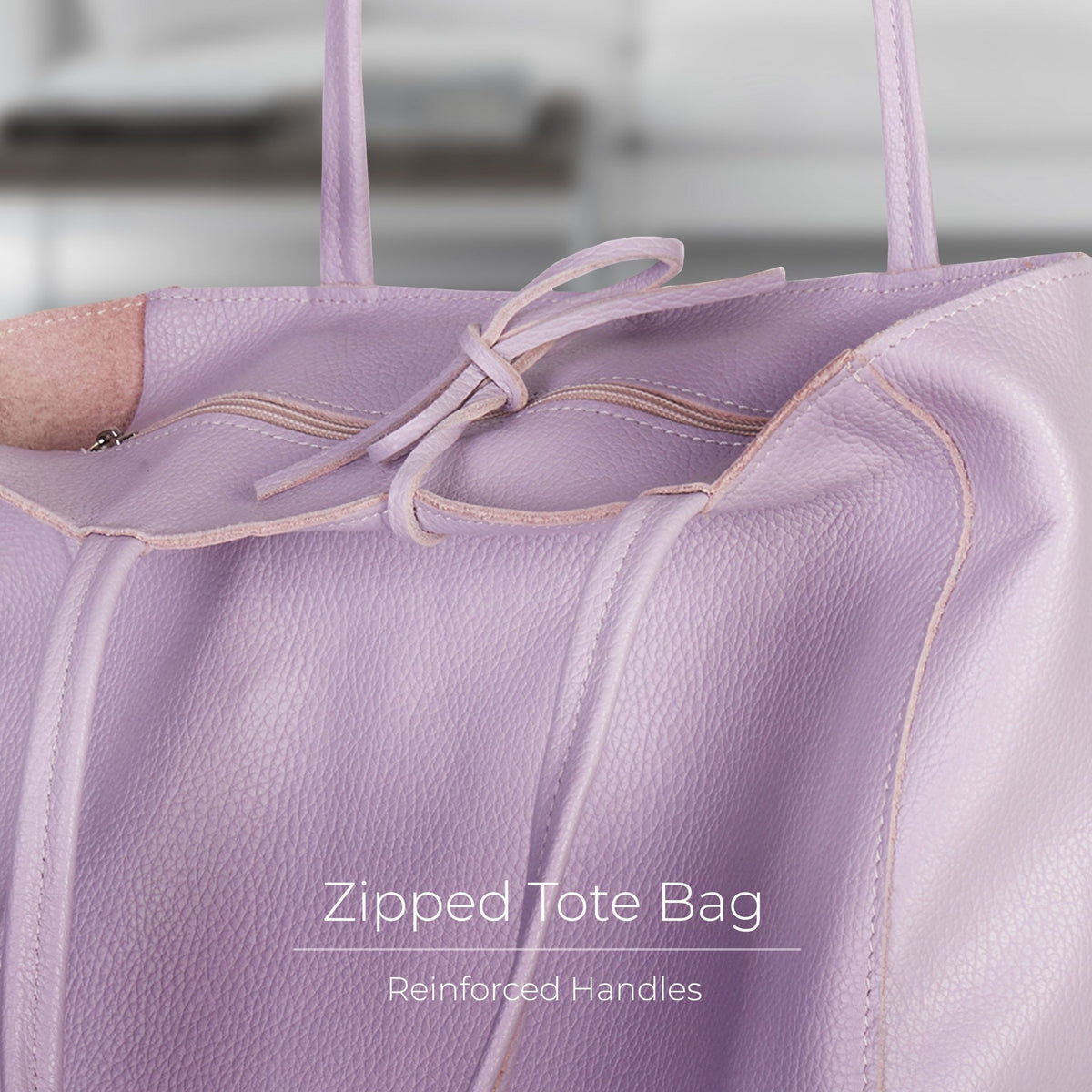 Italian Full-Grain Leather Tote Bag | Firenze - Quarter Circle AK Boutique