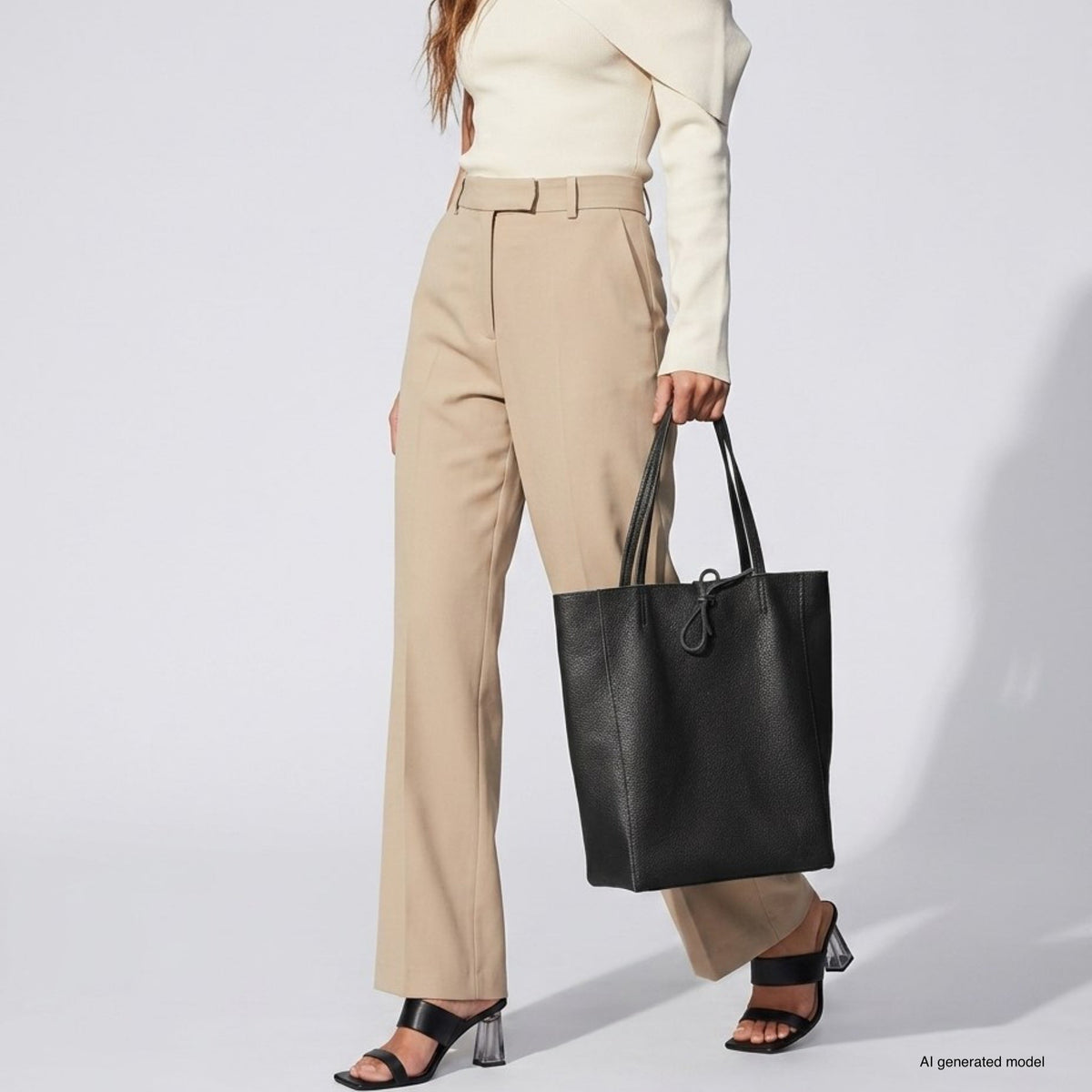 Italian Full-Grain Leather Tote Bag | Firenze - Quarter Circle AK Boutique