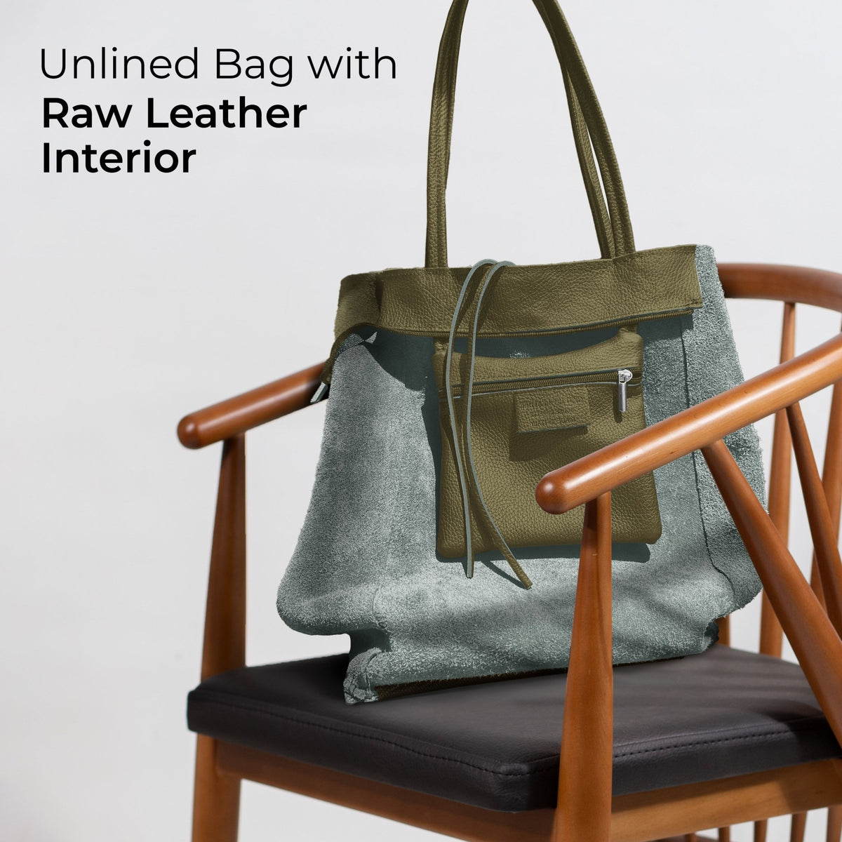 Italian Full-Grain Leather Tote Bag | Firenze - Quarter Circle AK Boutique