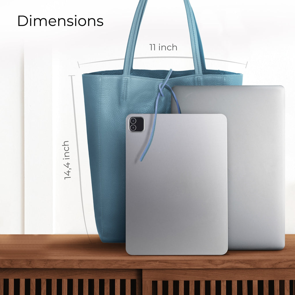 Italian Full-Grain Leather Tote Bag | Firenze - Quarter Circle AK Boutique