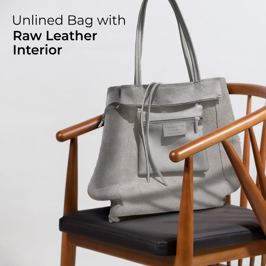 Italian Full-Grain Leather Tote Bag | Firenze - Quarter Circle AK Boutique