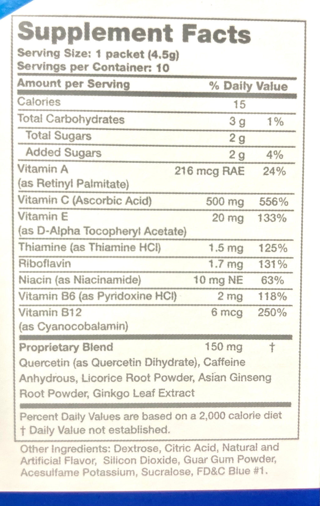 Jump Start Energy Drink Mix (Exp 7/31/2026)