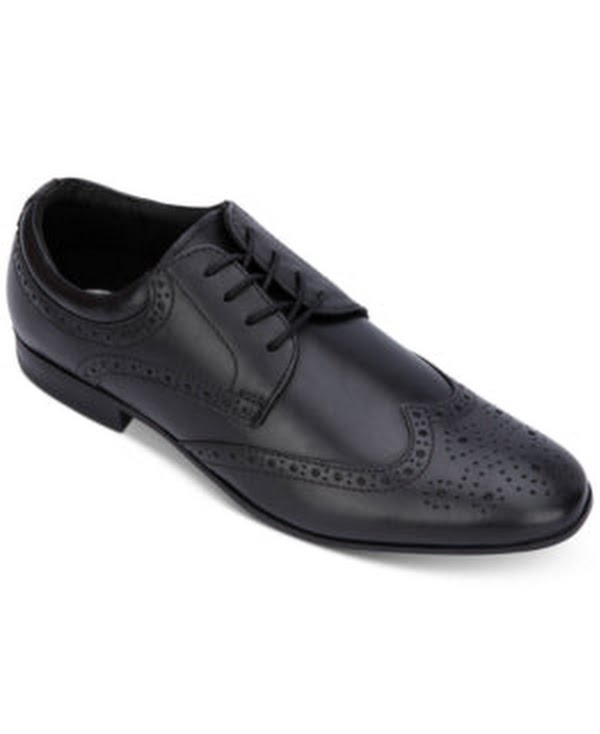 Kenneth Cole Reaction Mens Zeke Wingtip Oxfords Mens Shoes - Quarter Circle AK Boutique