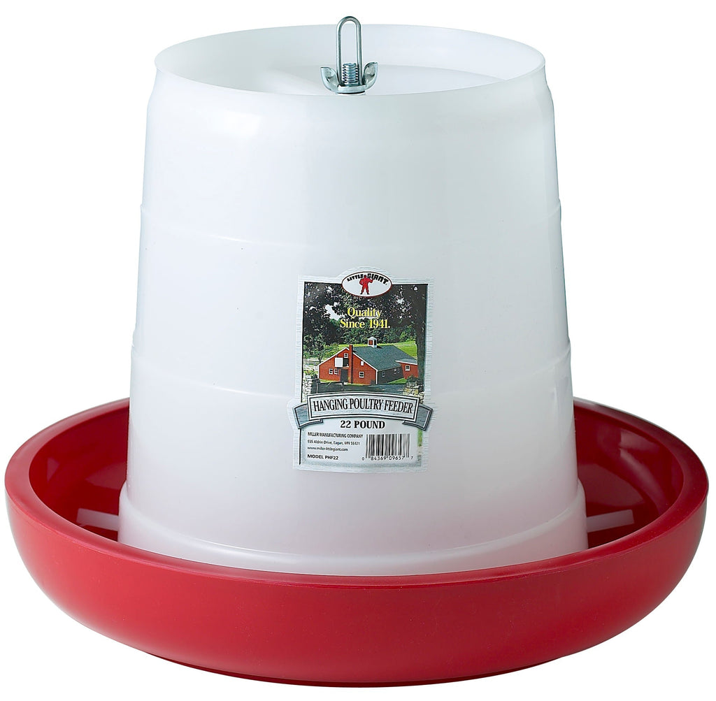 Little Giant Plastic Hanging Chicken Feeders - Quarter Circle AK Boutique