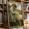 Little Shepherdess and Her Lamb - Quarter Circle AK Boutique