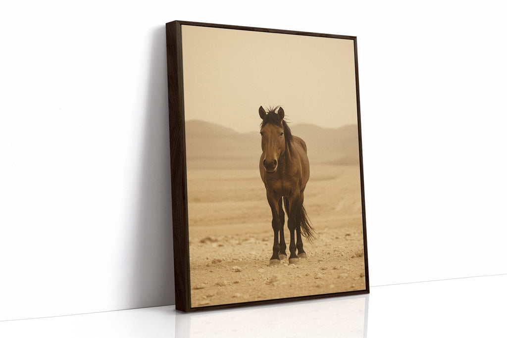 Lone Desert Mustang - Quarter Circle AK Boutique