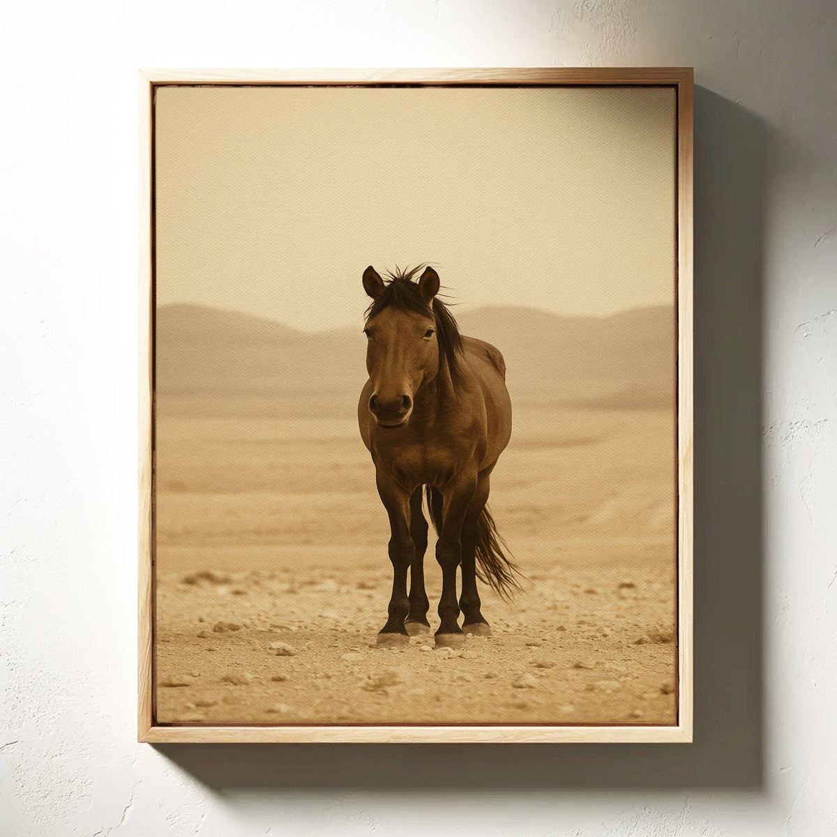 Lone Desert Mustang - Quarter Circle AK Boutique