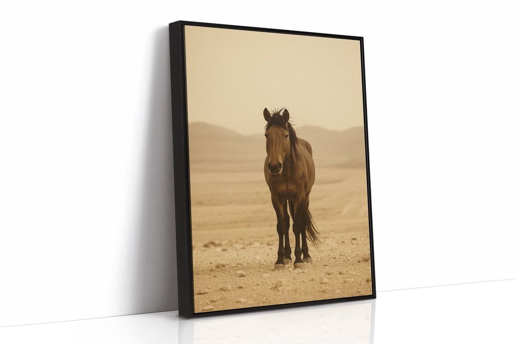 Lone Desert Mustang - Quarter Circle AK Boutique