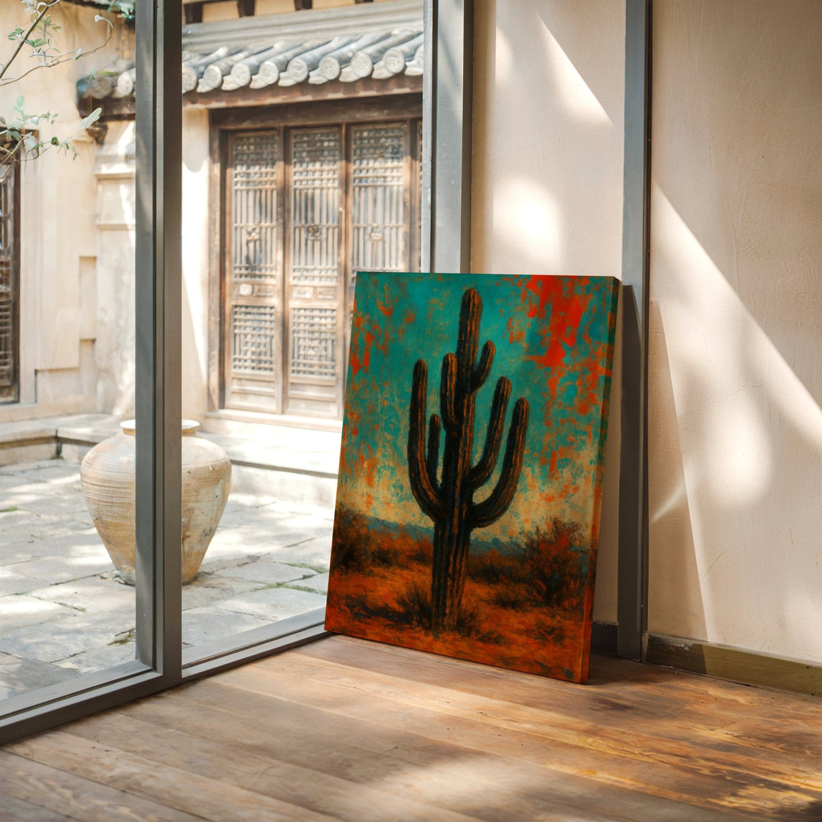 Lone Saguaro - Quarter Circle AK Boutique