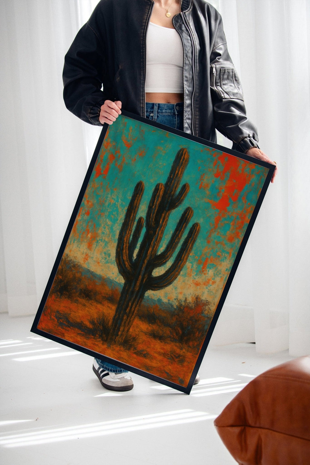 Lone Saguaro - Quarter Circle AK Boutique