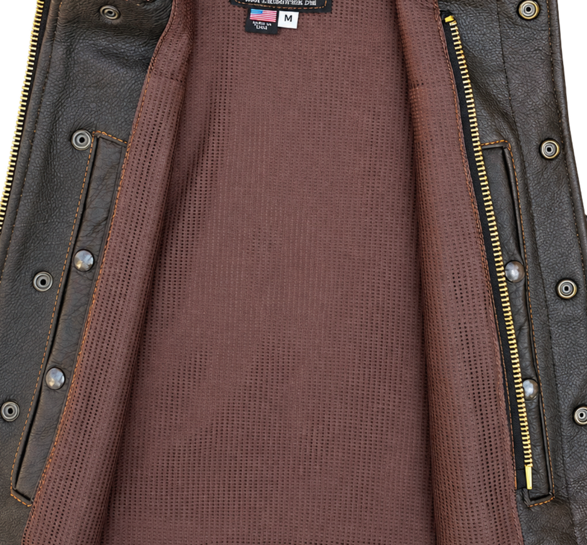 Legendary Lowlife Z Dark Chocolate Leather Vest