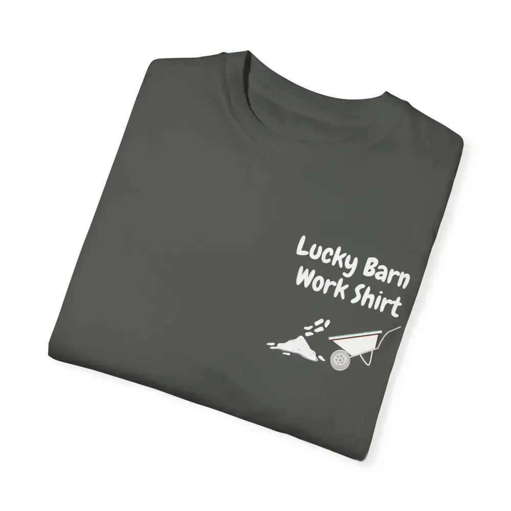 Lucky Barn Work T-shirt, Farm and Rancher Work Tee, Work Shirt