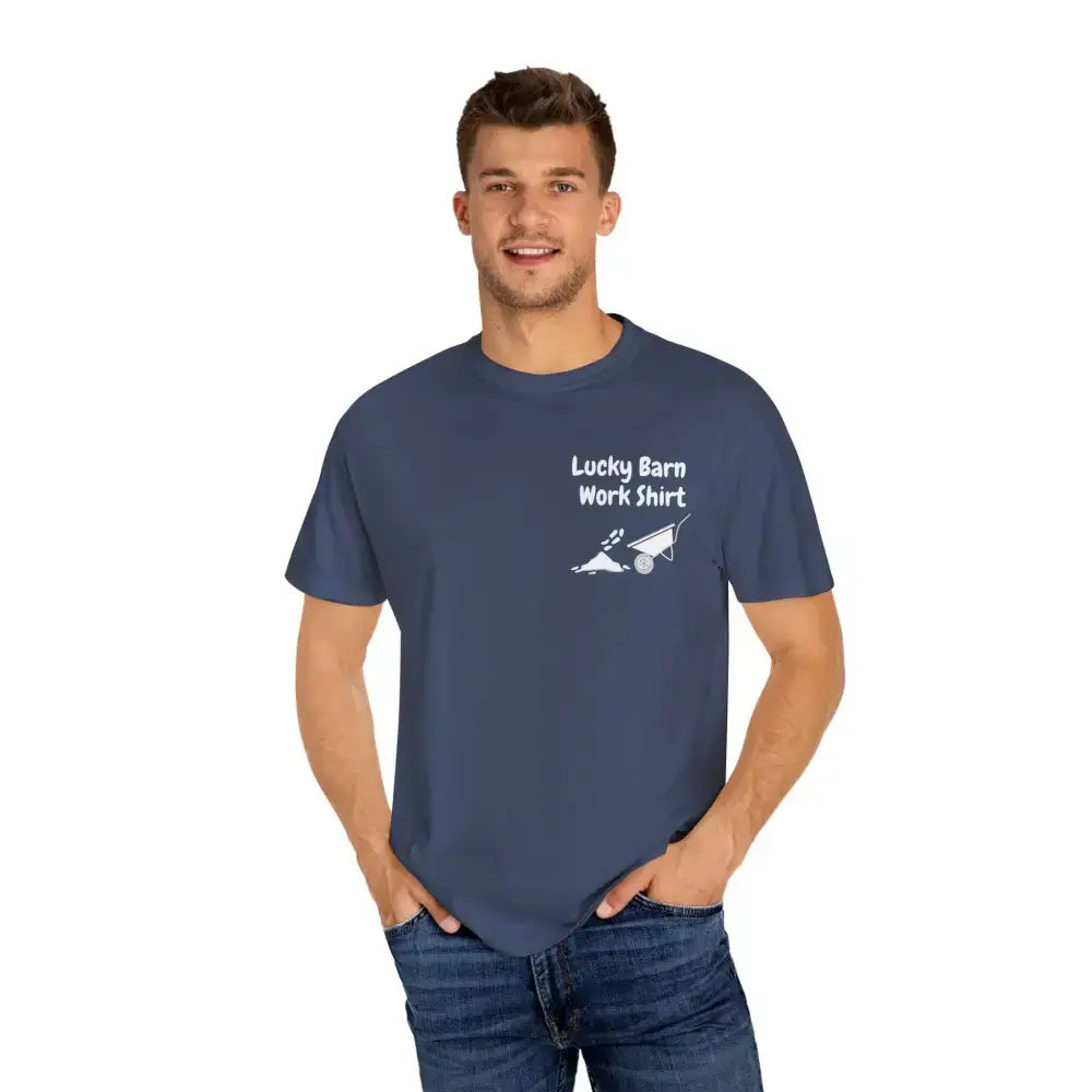 Lucky Barn Work T-shirt, Farm and Rancher Work Tee, Work Shirt