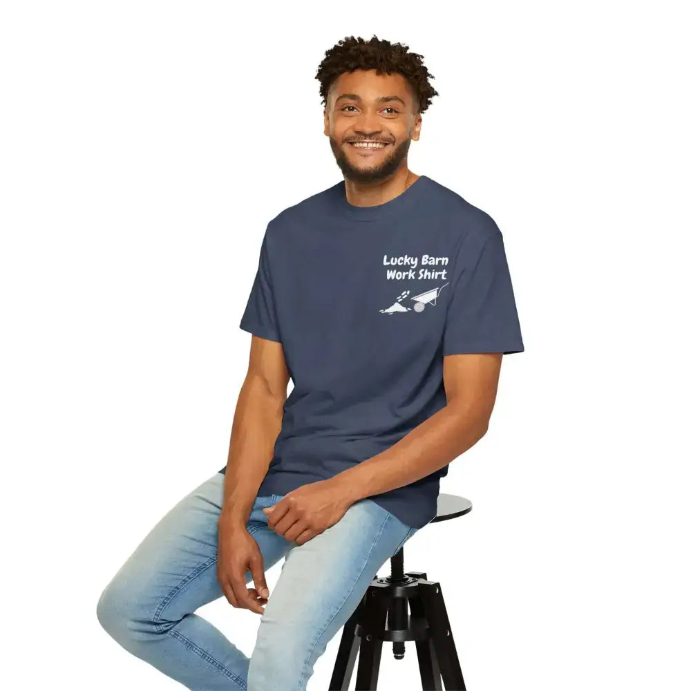 Lucky Barn Work T-shirt, Farm and Rancher Work Tee, Work Shirt