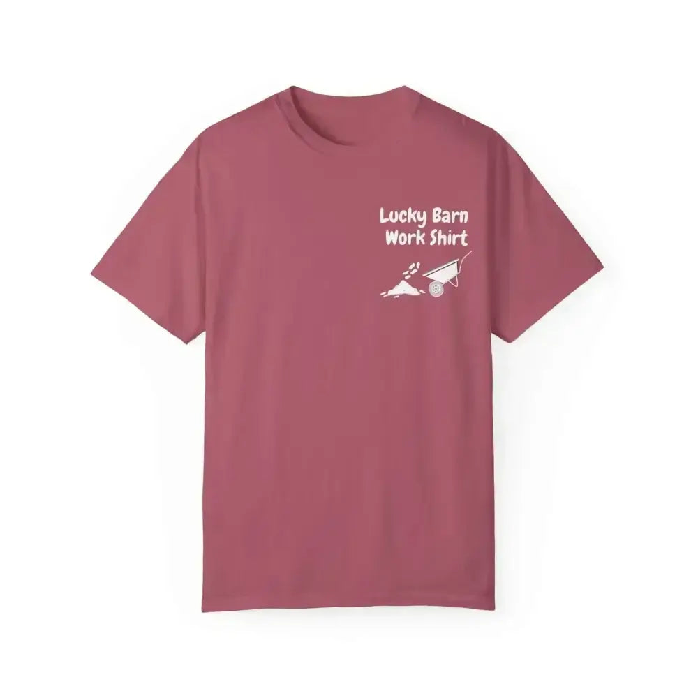 Lucky Barn Work T-shirt, Farm and Rancher Work Tee, Work Shirt