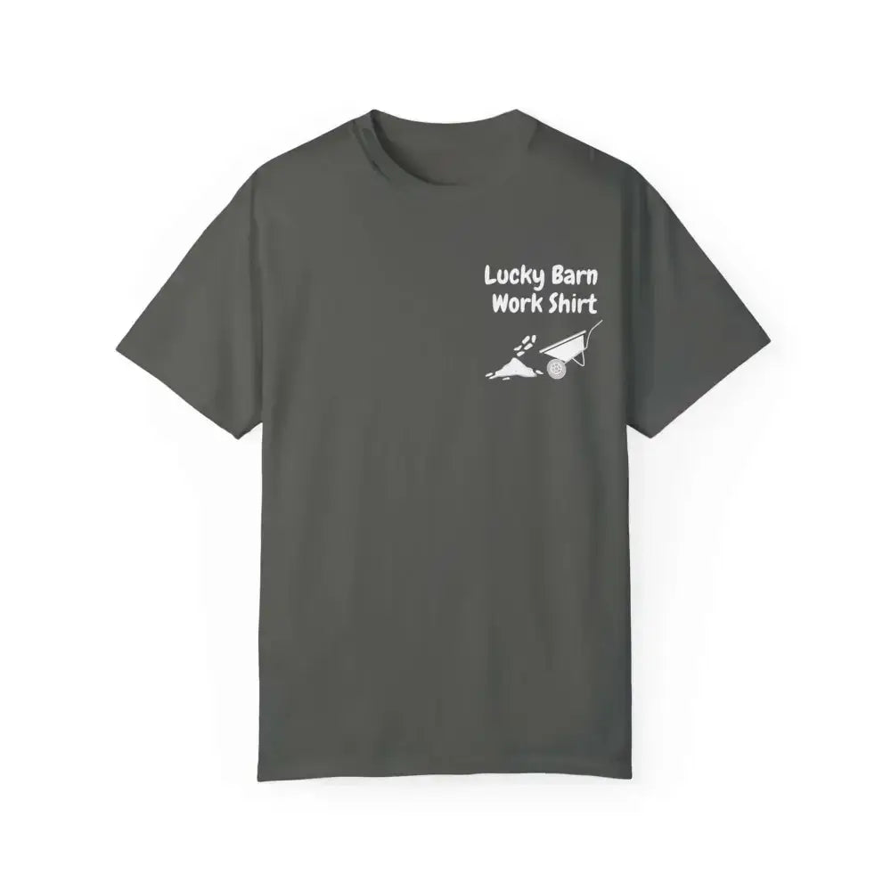 Lucky Barn Work T-shirt, Farm and Rancher Work Tee, Work Shirt