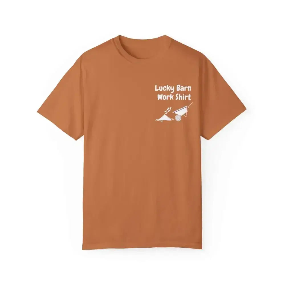 Lucky Barn Work T-shirt, Farm and Rancher Work Tee, Work Shirt