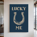 Lucky Me Horseshoe Print – Western Country Wall Art - Quarter Circle AK Boutique