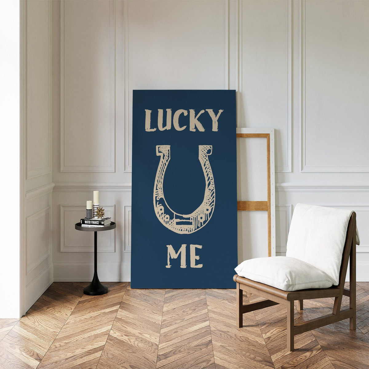 Lucky Me Horseshoe Print – Western Country Wall Art - Quarter Circle AK Boutique