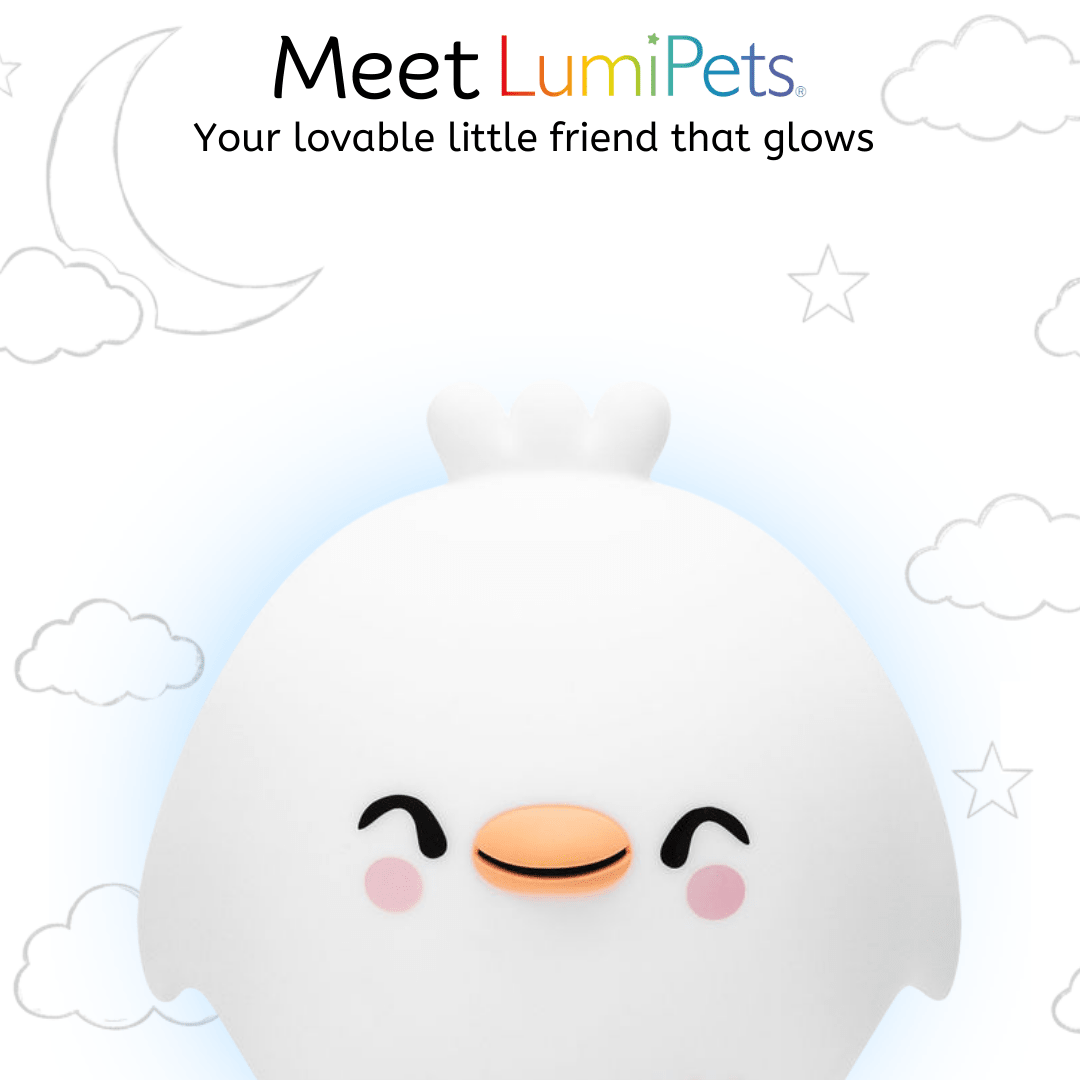 LumiPets® Clara the Chicken- Children's Touch Night Light - Quarter Circle AK Boutique
