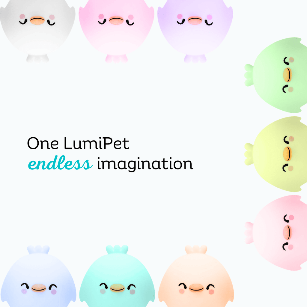 LumiPets® Clara the Chicken- Children's Touch Night Light - Quarter Circle AK Boutique