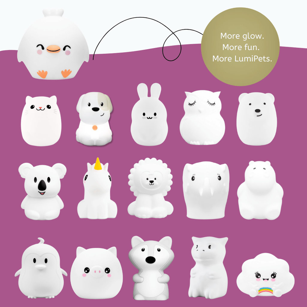 LumiPets® Clara the Chicken- Children's Touch Night Light - Quarter Circle AK Boutique