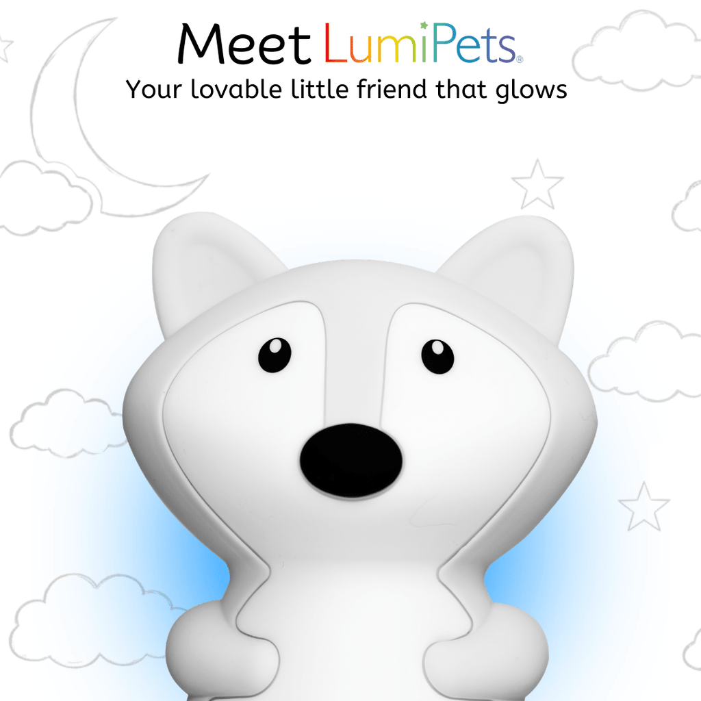 LumiPets® Felix the Fox- Children's Touch Night Light Junior - Quarter Circle AK Boutique