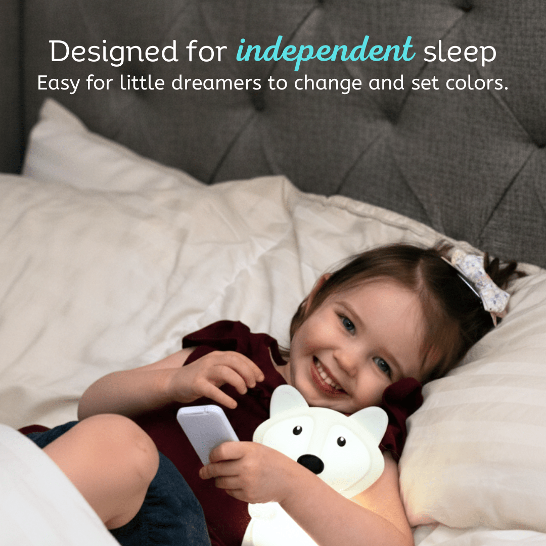 LumiPets® Fiona the Fox Night Light - Quarter Circle AK Boutique