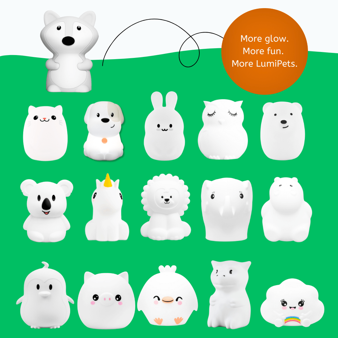 LumiPets® Fiona the Fox Night Light - Quarter Circle AK Boutique