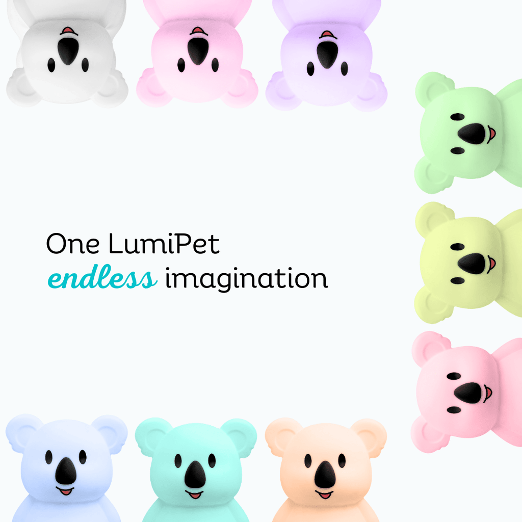 LumiPets® Keith the Koala- Children's Touch Night Light - Quarter Circle AK Boutique