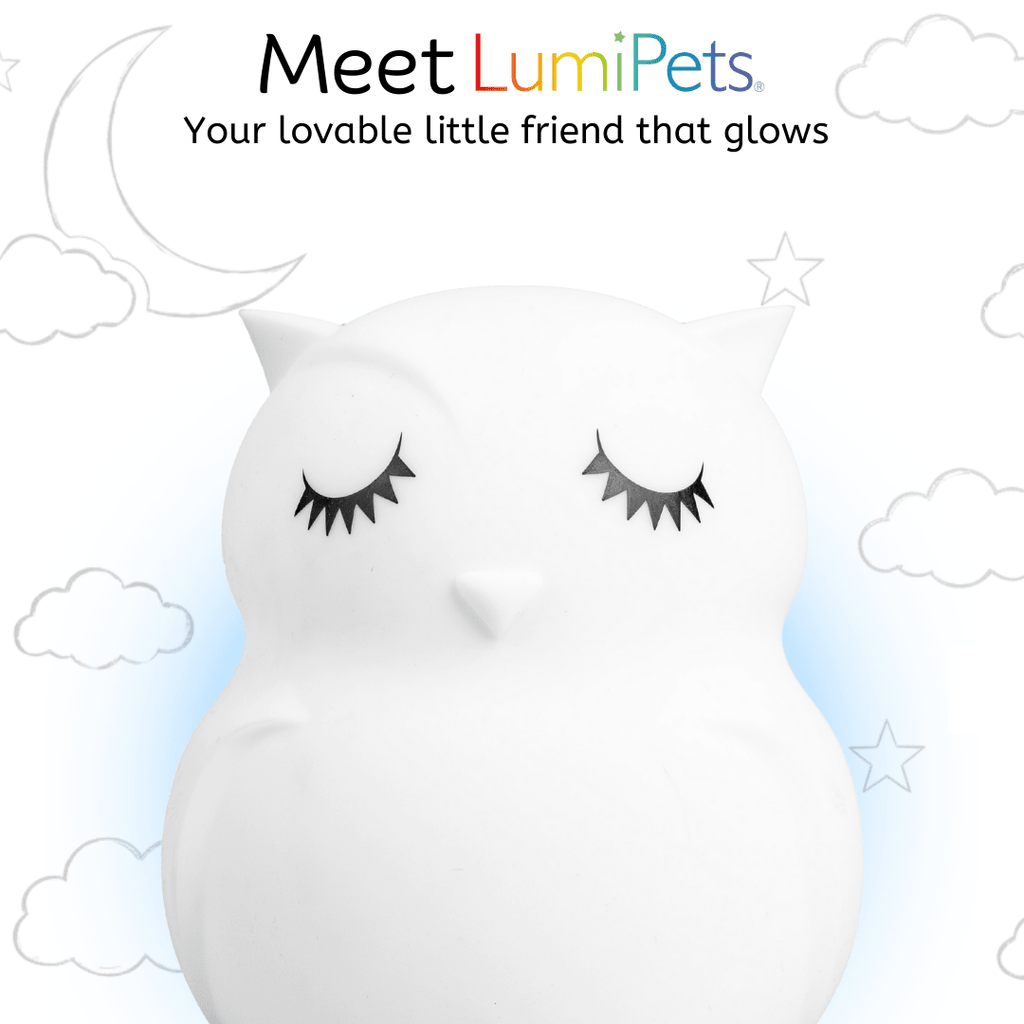 LumiPets® Opal the Owl Night Light - Quarter Circle AK Boutique
