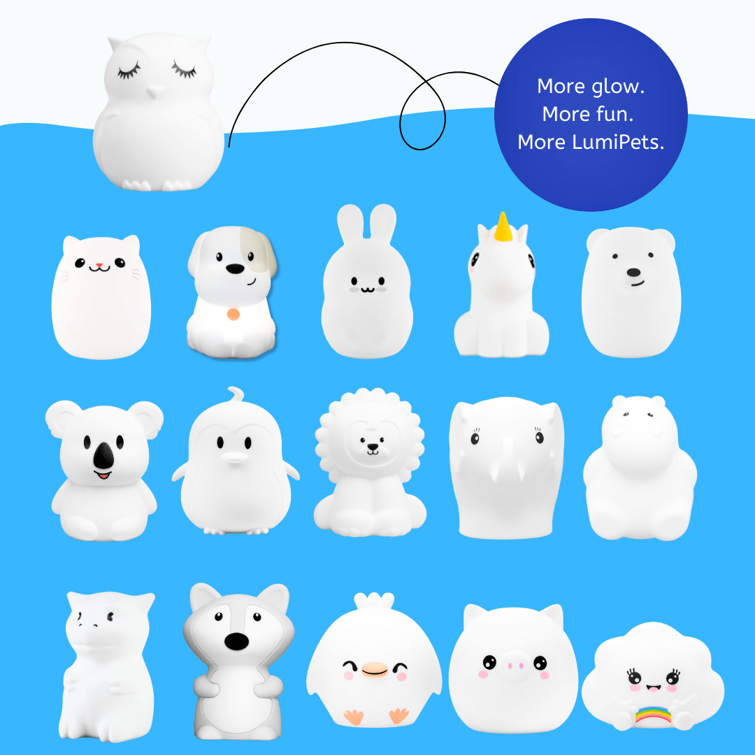 LumiPets® Opal the Owl Night Light - Quarter Circle AK Boutique