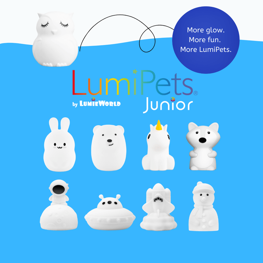LumiPets® Owen the Owl- Children's Touch Night Light Junior - Quarter Circle AK Boutique