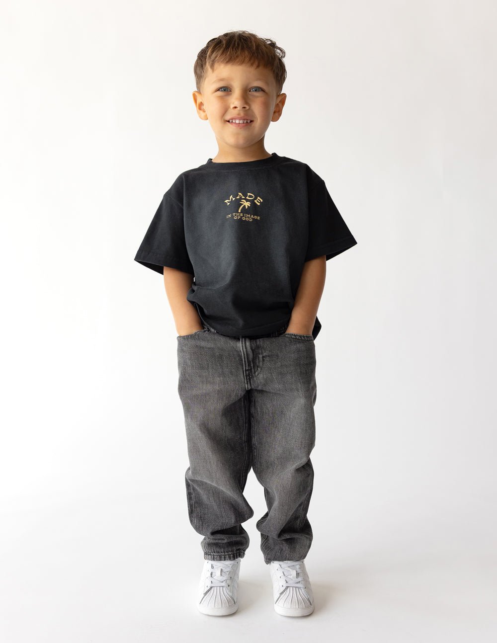 Made in the Image of God Kids Tee - Quarter Circle AK Boutique