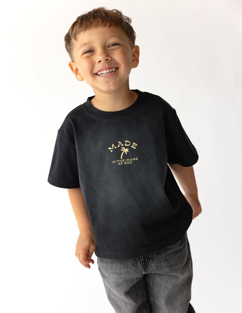 Made in the Image of God Kids Tee - Quarter Circle AK Boutique