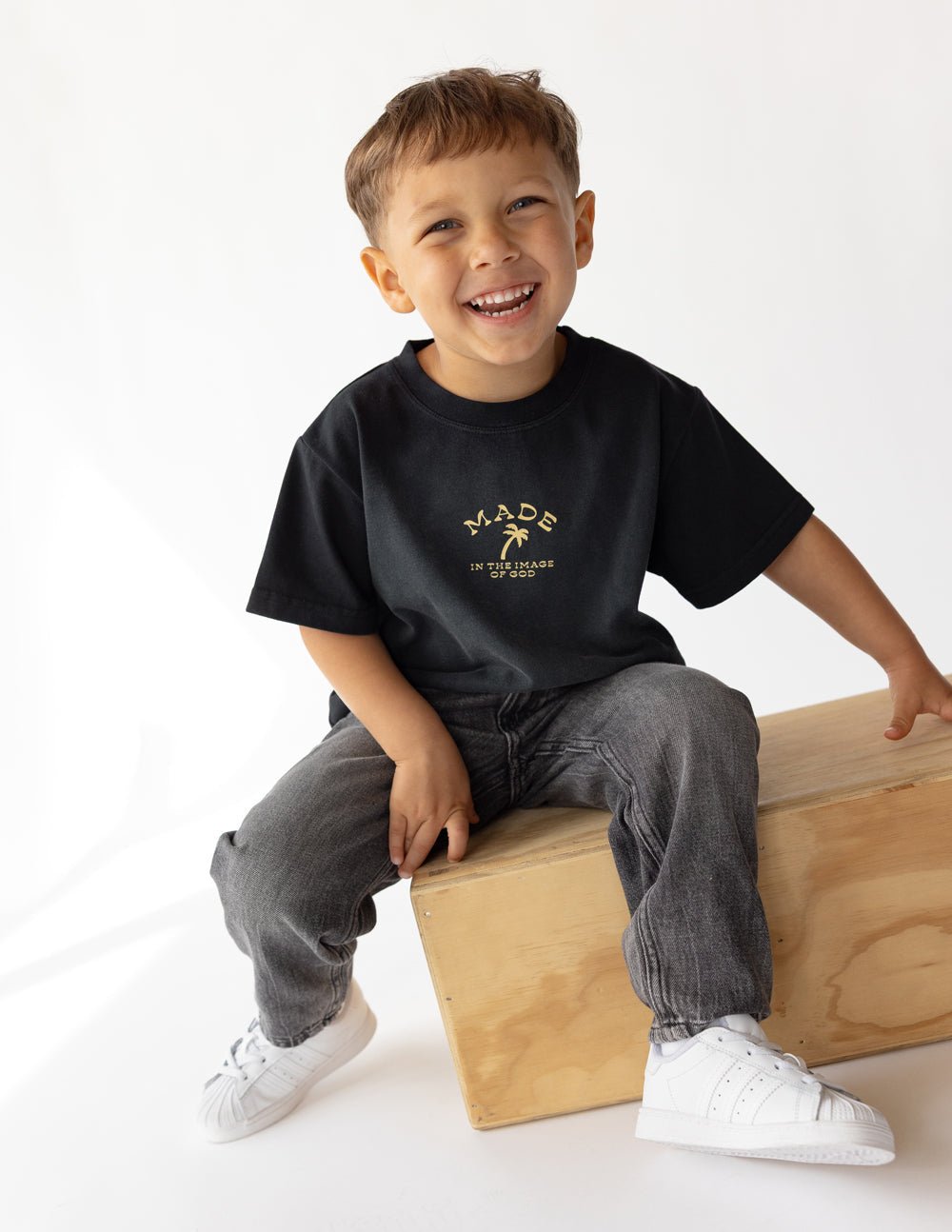 Made in the Image of God Kids Tee - Quarter Circle AK Boutique