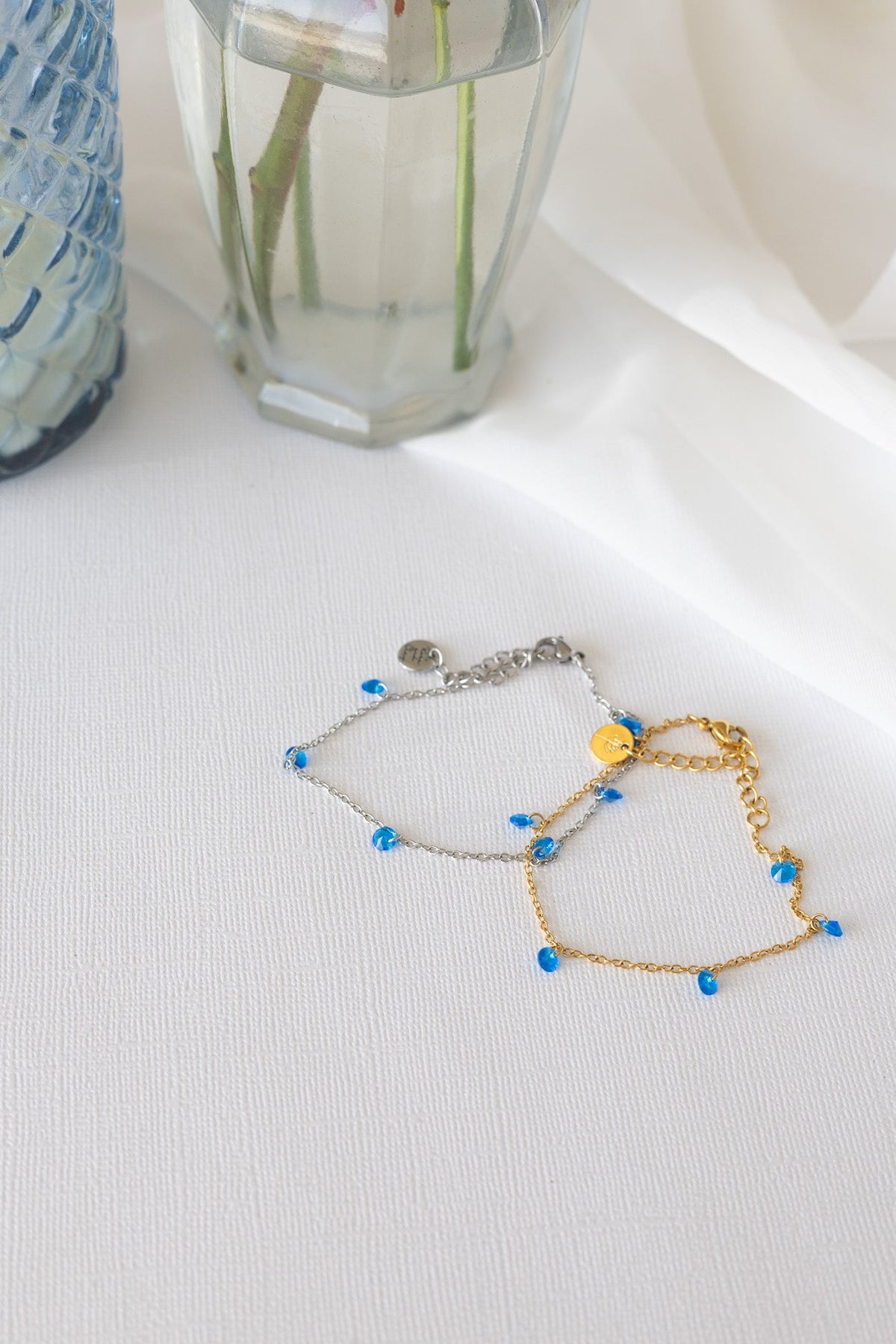 Madison Bracelet in Blue - Quarter Circle AK Boutique