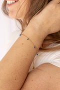 Madison Bracelet in Blue - Quarter Circle AK Boutique