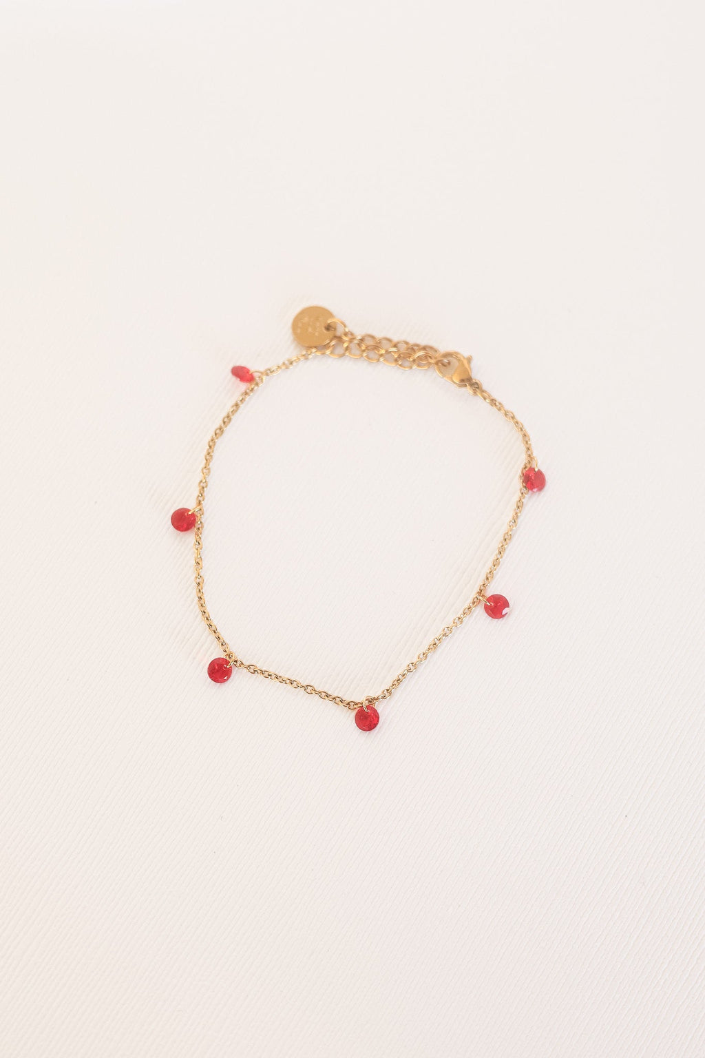 Madison Bracelet in Red - Quarter Circle AK Boutique